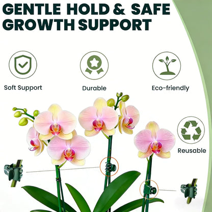 100pcs Standard Orchid Clips, Small Plant Clips for Thin Stem Vines