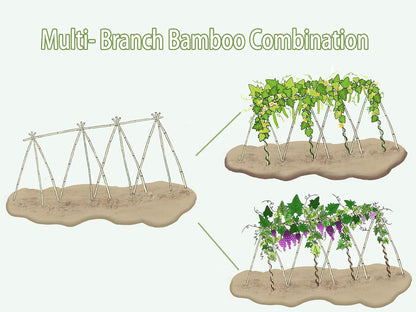 Bamboo Stakes,4Feet,65Pcs,Plant Bamboo Post, ,Bamboo Garden Stakes