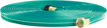 2-in-1 Sprinkler Soaker Hose 25 ft, Kink-Free Water Hose with Holes