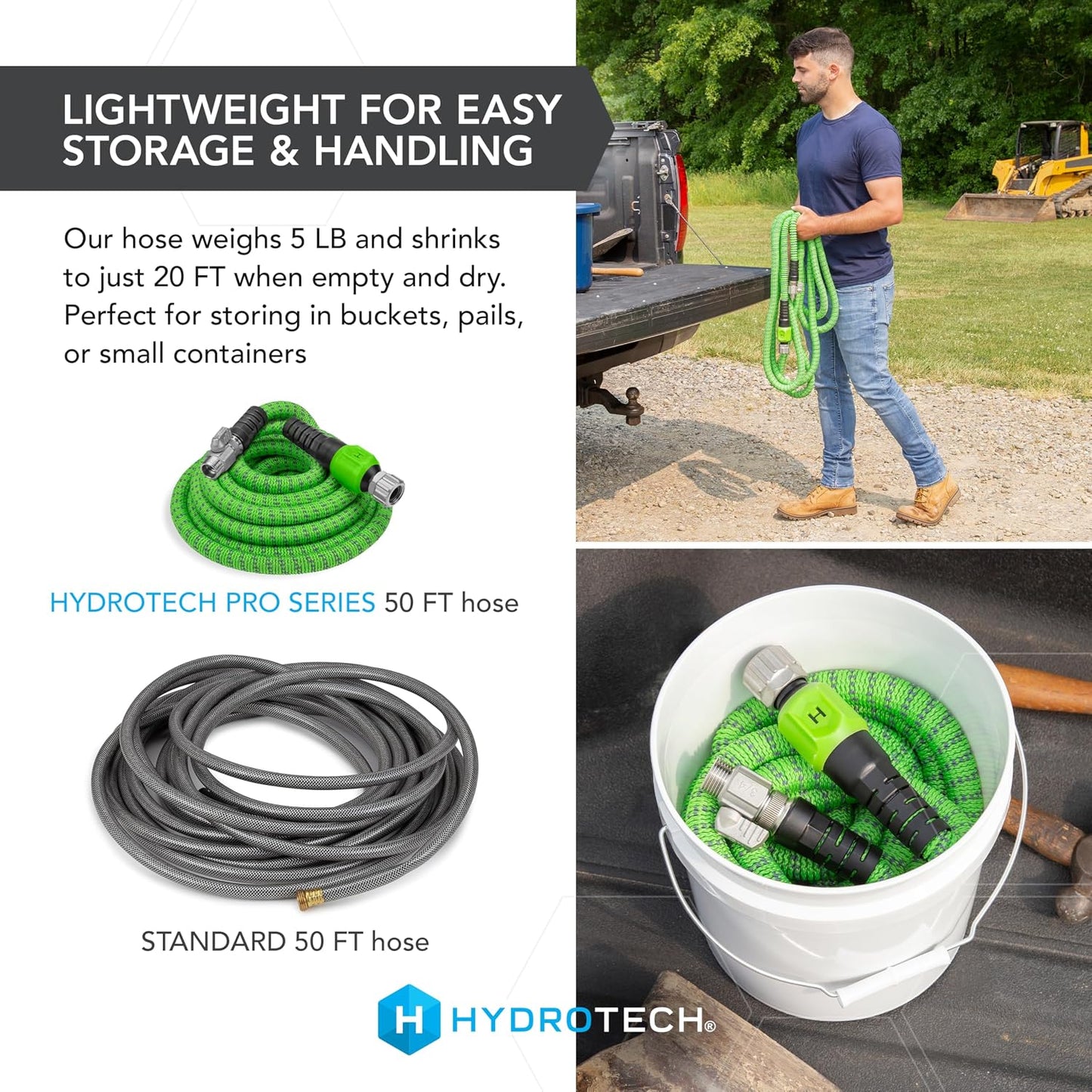 Pro Series 25 ft Max Flow Garden Hose, 3/4 in Diameter
