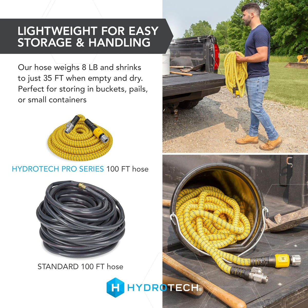 Pro Series 25 ft Max Flow Garden Hose, 3/4 in Diameter