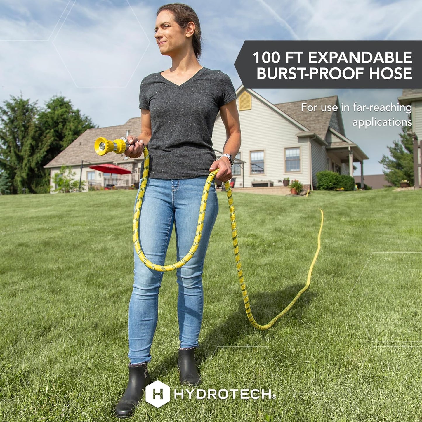 Pro Series 25 ft Max Flow Garden Hose, 3/4 in Diameter