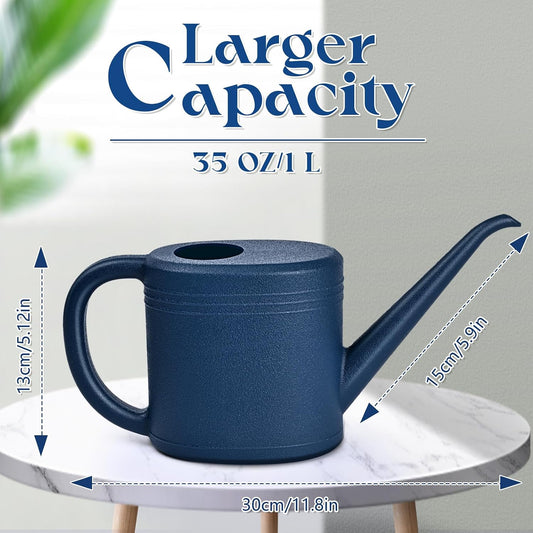 Watering Can for Garden Indoor Plants Outdoor Plant House Flower - 1/4 Gallon - Deep Blue