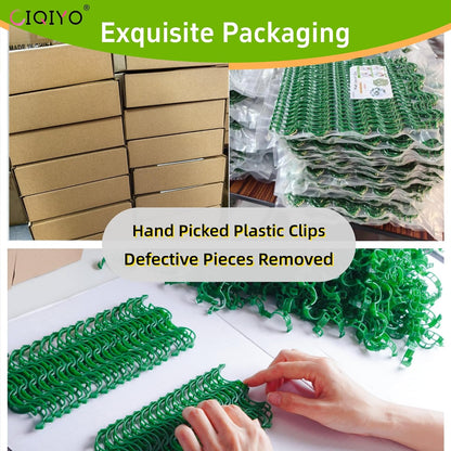 100 Pcs Plant Support Clips,Plastic Clips for Securing Plants