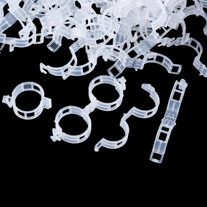 100 Pcs Plant Support Clips,Plastic Clips for Securing Plants