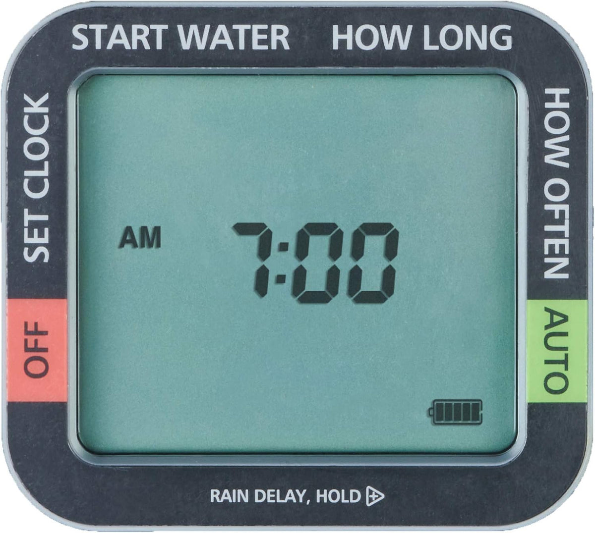 65138AMZ AquaTimer Digital Hose Timer, 1-Zone Timer, QuickConnect Bundle, Black, Yellow
