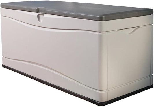 60012 Extra Large Deck Box, 130 Gallon, Desert Sand/Brown