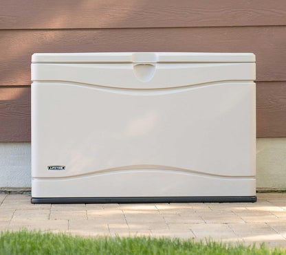60012 Extra Large Deck Box, 130 Gallon, Desert Sand/Brown