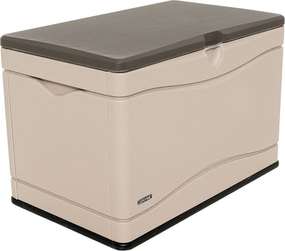 60012 Extra Large Deck Box, 130 Gallon, Desert Sand/Brown