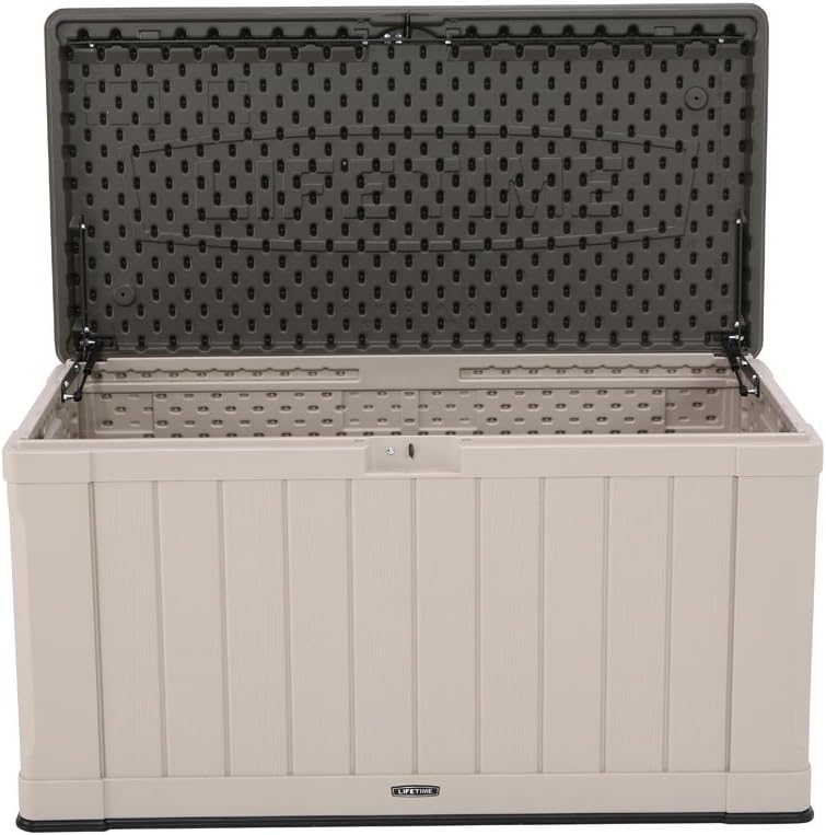 60012 Extra Large Deck Box, 130 Gallon, Desert Sand/Brown