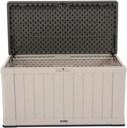 60012 Extra Large Deck Box, 130 Gallon, Desert Sand/Brown