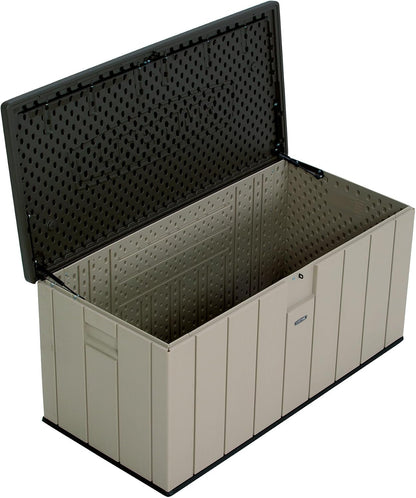 60012 Extra Large Deck Box, 130 Gallon, Desert Sand/Brown