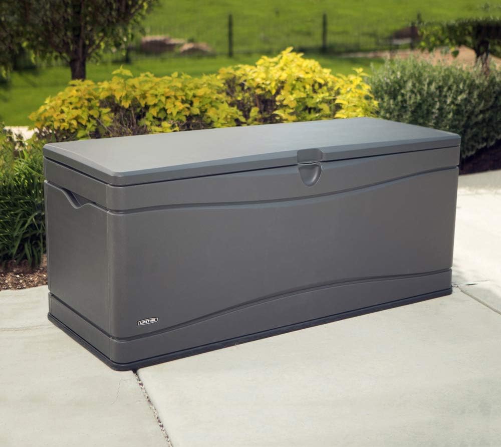 60012 Extra Large Deck Box, 130 Gallon, Desert Sand/Brown
