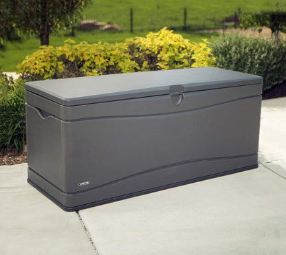60012 Extra Large Deck Box, 130 Gallon, Desert Sand/Brown