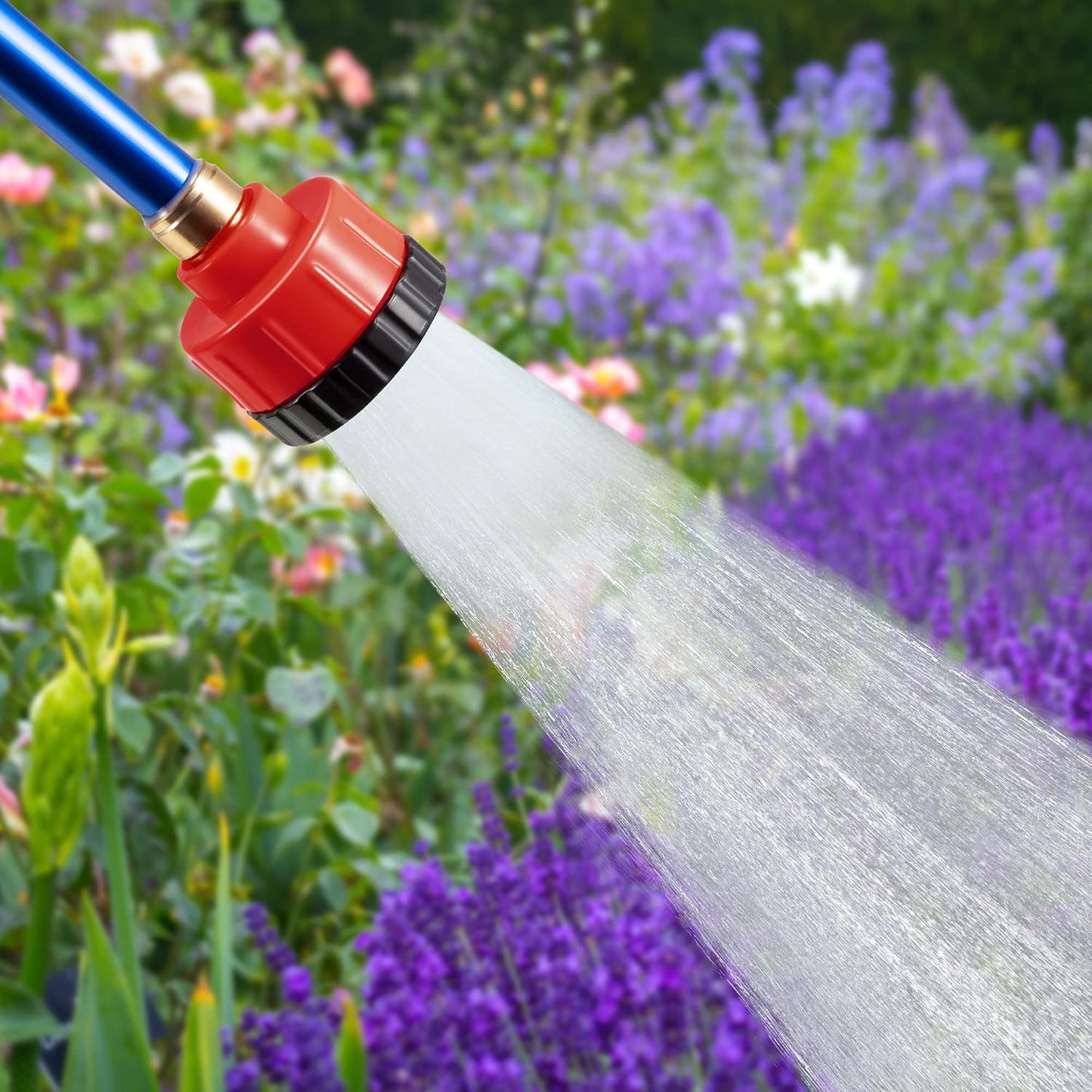 2 Pcs 1000 Water Nozzle, 11 GPM Garden Plastic Watering Hose Nozzle