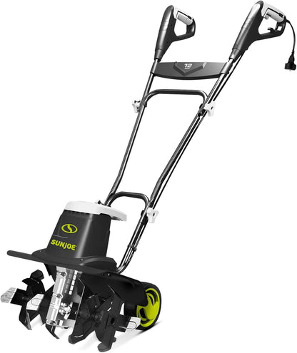 Corded Electric Garden Tiller & Cultivator with Steel Tines, TJ603E