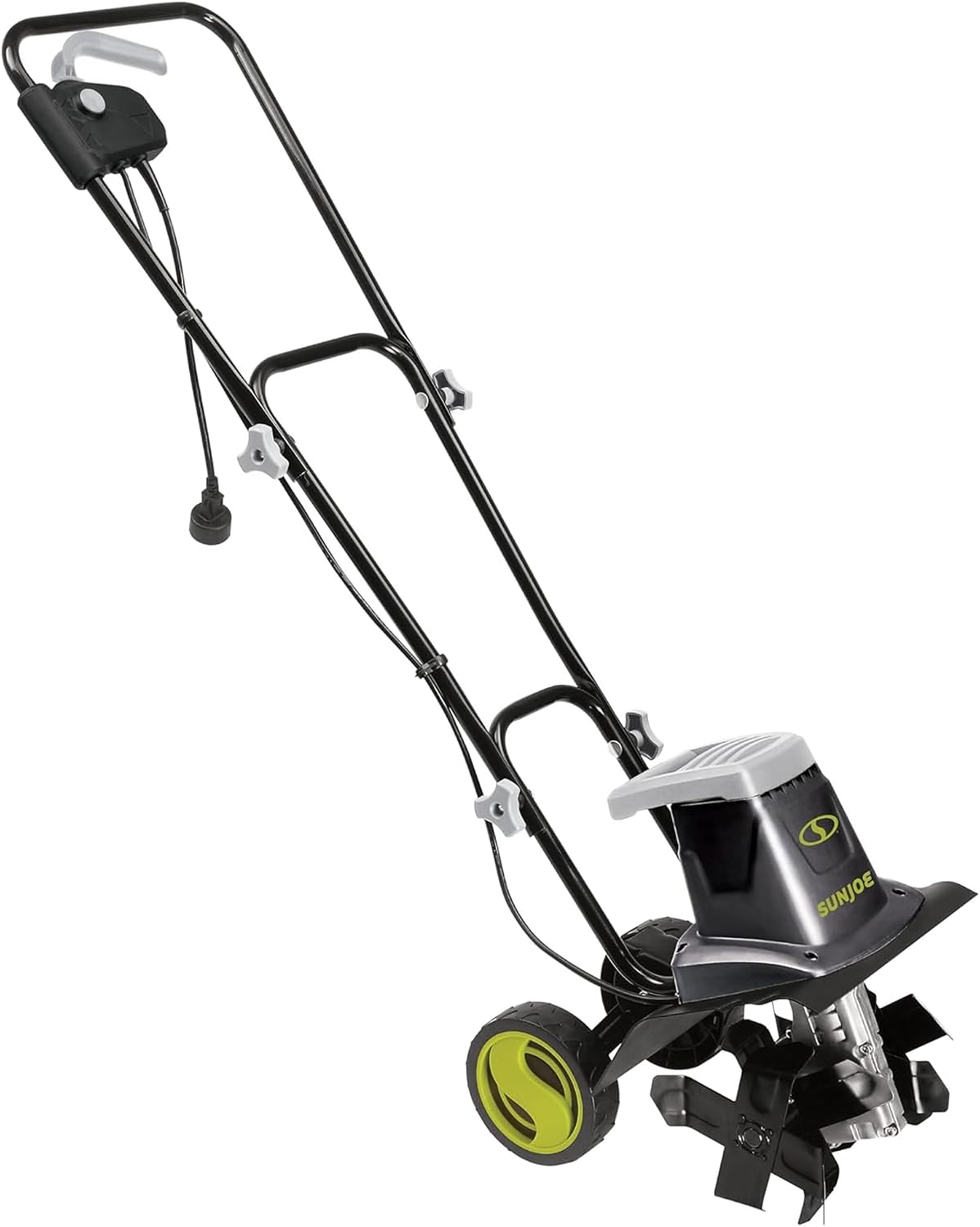 Corded Electric Garden Tiller & Cultivator with Steel Tines, TJ603E