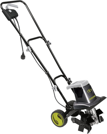 Corded Electric Garden Tiller & Cultivator with Steel Tines, TJ603E
