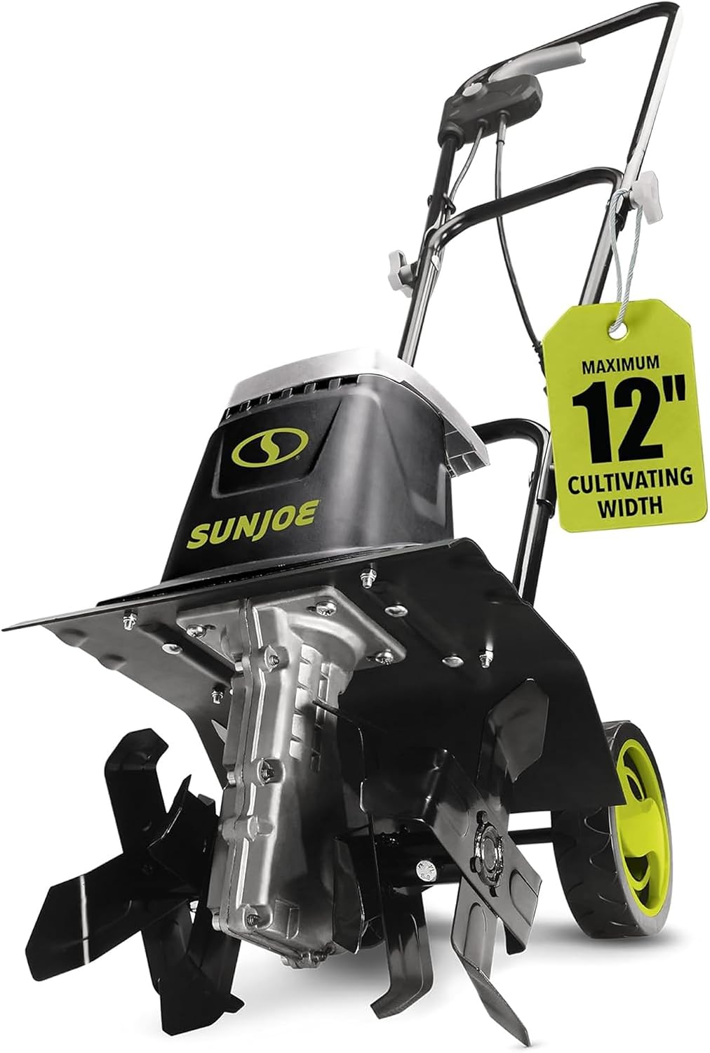 Corded Electric Garden Tiller & Cultivator with Steel Tines, TJ603E