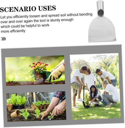 Transplant Trowel Stainless Steel Handheld Shovel for Gardening Soil Loosening and Planting Tool for Indoor and Outdoor Use for Digging Tasks