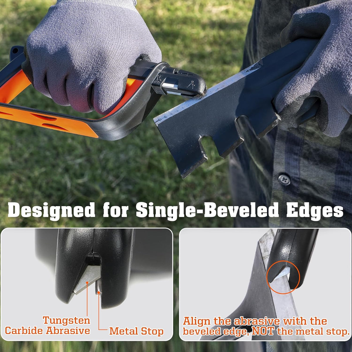 103N All-in-1 Knife Garden Tool Lawn Mower Blade Sharpener