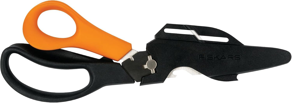 8" SoftGrip Pruning Shears, Multipurpose Garden Snips with Sheath