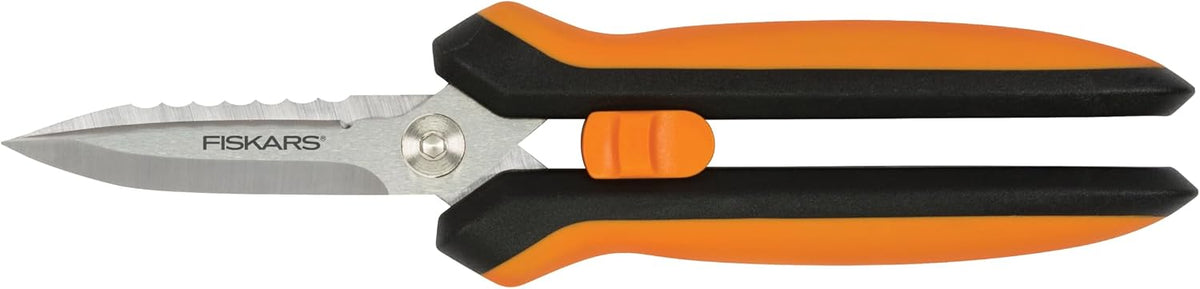 8" SoftGrip Pruning Shears, Multipurpose Garden Snips with Sheath