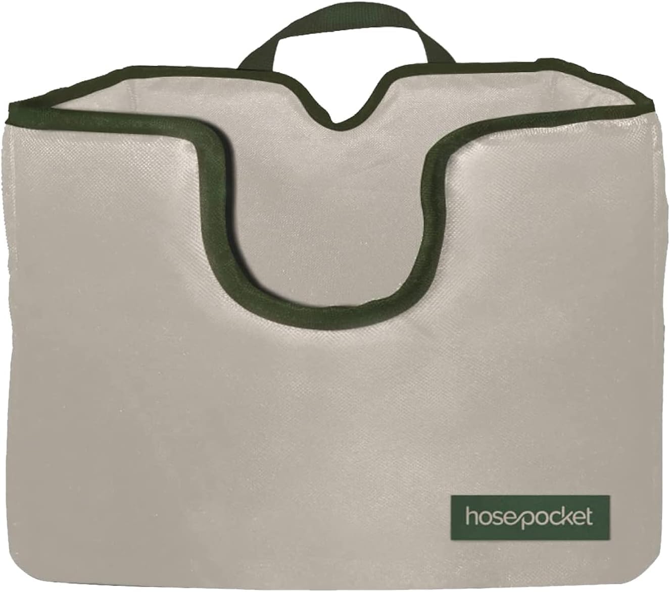 Expandable Garden Hose Holder by Hose Pocket – Store Your Expandable Garden Hose Neatly and Simply – Size Small Designed for 25-50 ft. Hose (Small)