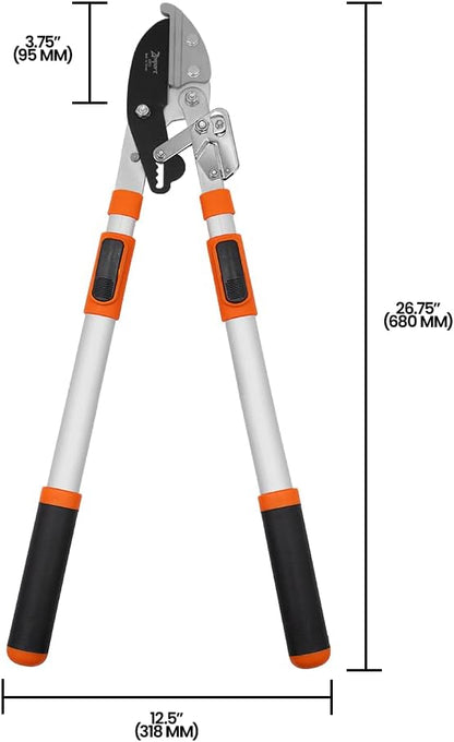 LRT11 Telescopic Ratchet Anvil Lopper, 23.5-Inch to 35.8-Inch