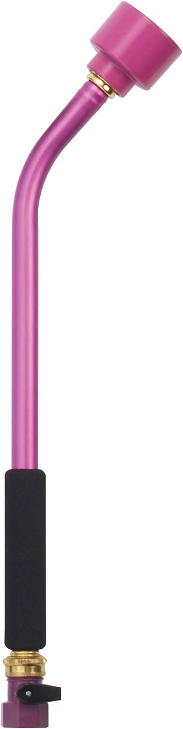 Sunrise Soft Rain Watering Spray Wand – 16” Long, Green – Gentle Full-Flow Spray with Shut-Off Valve & 8” Foam Grip – Lightweight & Durable for Gardens, Hanging Baskets & Planters