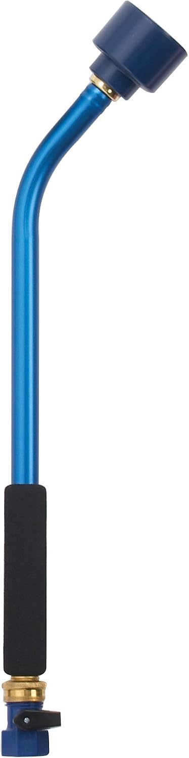 Sunrise Soft Rain Watering Spray Wand – 16” Long, Green – Gentle Full-Flow Spray with Shut-Off Valve & 8” Foam Grip – Lightweight & Durable for Gardens, Hanging Baskets & Planters