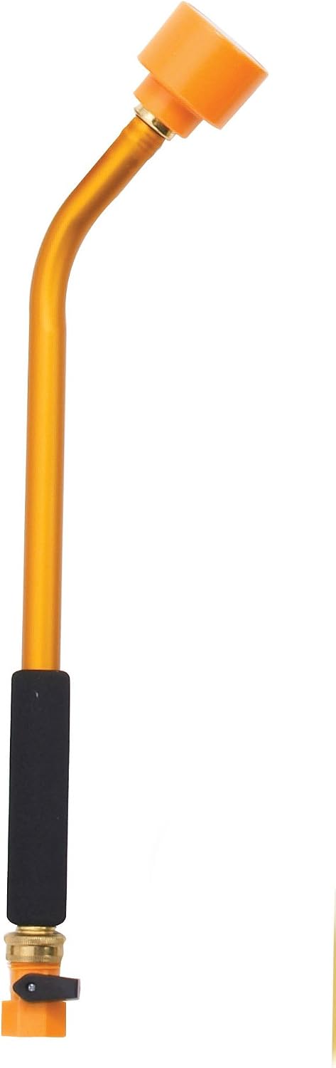 Sunrise Soft Rain Watering Spray Wand – 16” Long, Green – Gentle Full-Flow Spray with Shut-Off Valve & 8” Foam Grip – Lightweight & Durable for Gardens, Hanging Baskets & Planters
