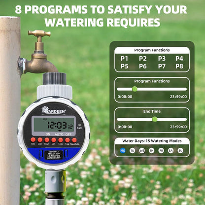 Water Timer Electronic Hose Sprinkler Garden Irrigation Controller