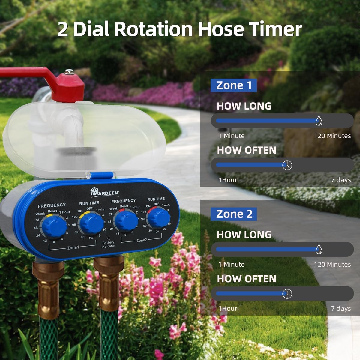 Water Timer Electronic Hose Sprinkler Garden Irrigation Controller