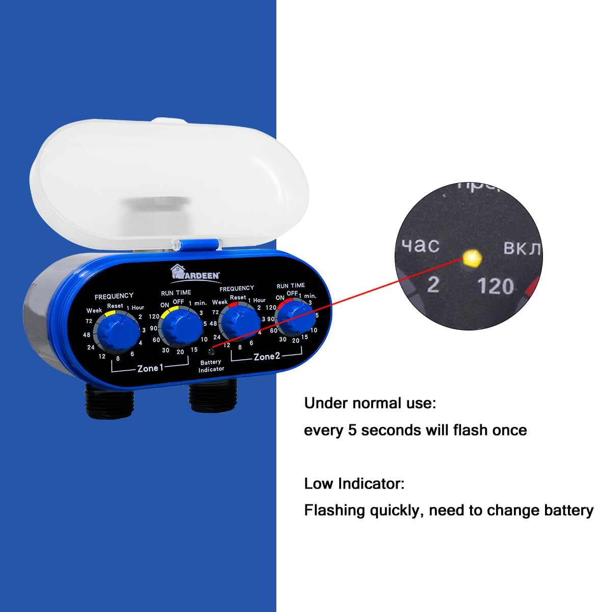 Water Timer Electronic Hose Sprinkler Garden Irrigation Controller