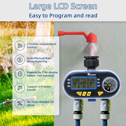 Water Timer Electronic Hose Sprinkler Garden Irrigation Controller