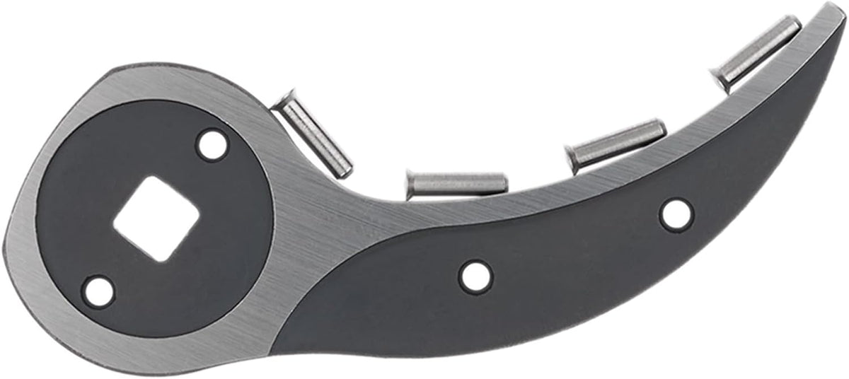 2/4 Anvil Blade with Rivets, Silver, 35x15x5 cm - 40943