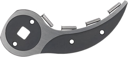 2/4 Anvil Blade with Rivets, Silver, 35x15x5 cm - 40943