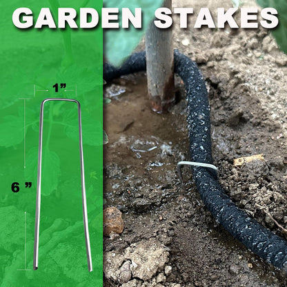 1/2"Soaker Hose KIT, 10ft 3Pack Garden Drip Hoses Brass Couplings