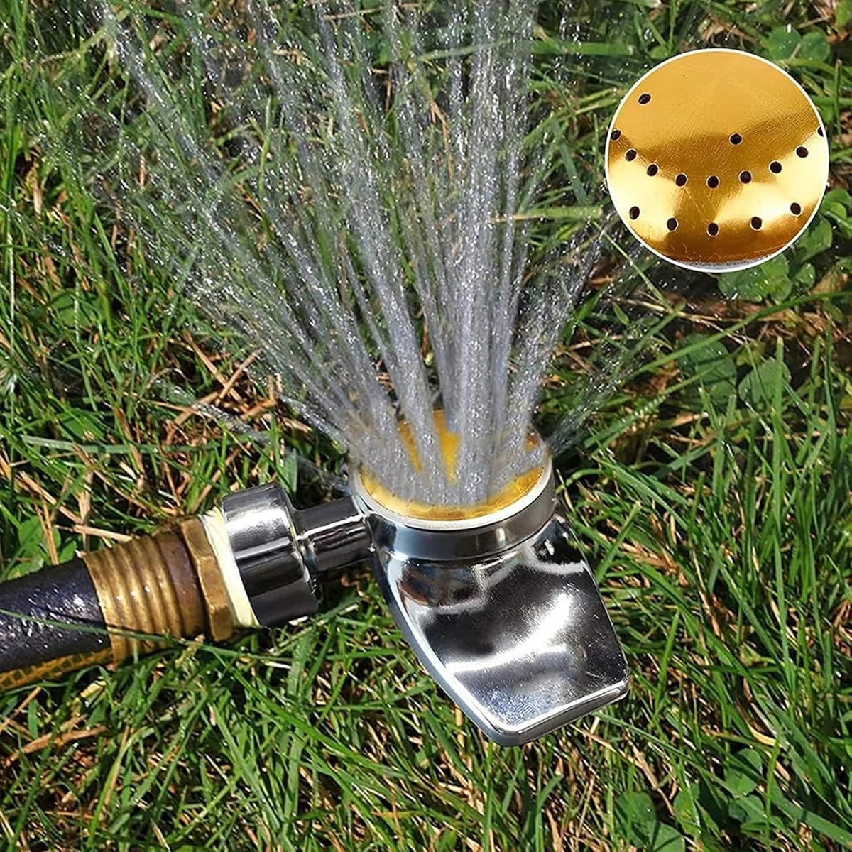 360 Degree Metal Spot Sprinkler,Small Sprinkler Garden for Small Areas