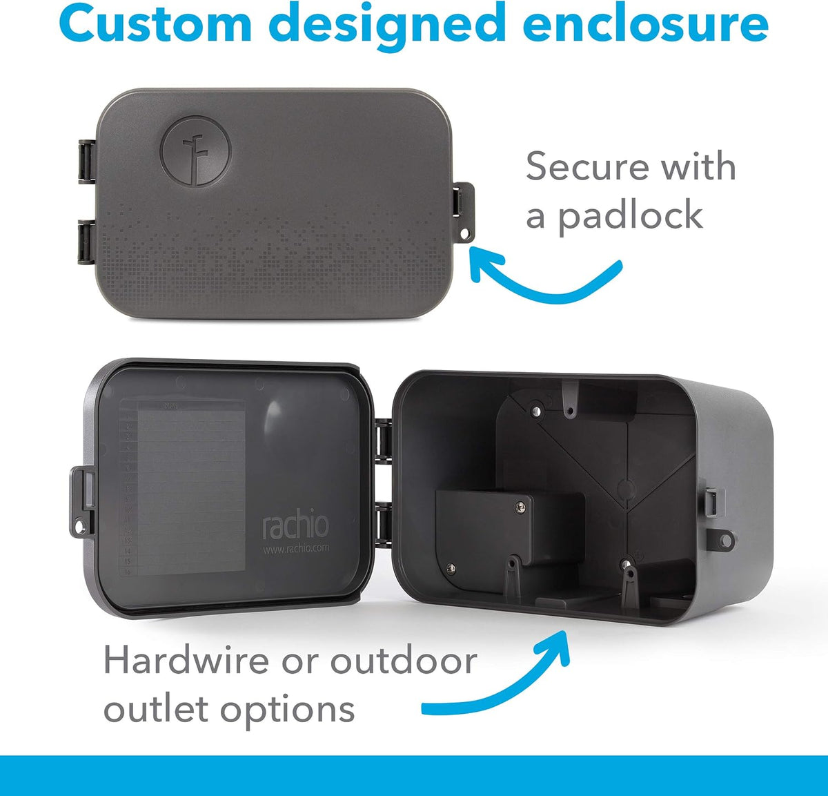 Smart Sprinkler Controller Weatherproof Outdoor Enclosure
