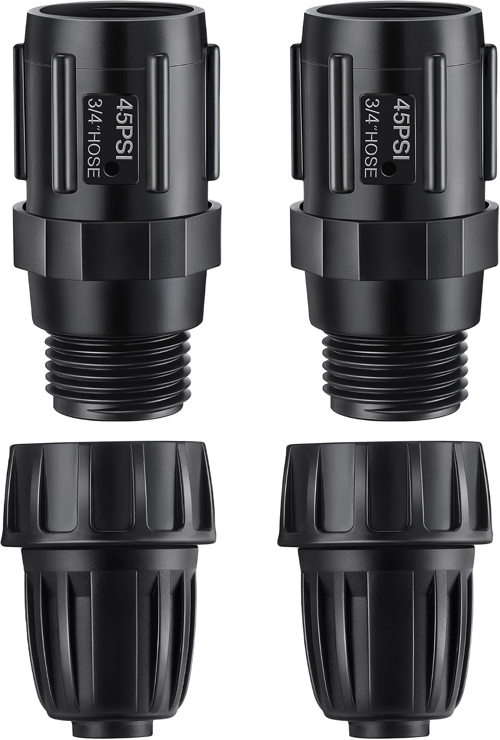 8 Pcs 25 PSI Drip Irrigation Pressure Regulator Adapter Kit