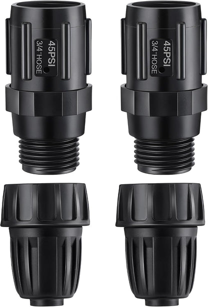8 Pcs 25 PSI Drip Irrigation Pressure Regulator Adapter Kit