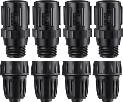 8 Pcs 25 PSI Drip Irrigation Pressure Regulator Adapter Kit