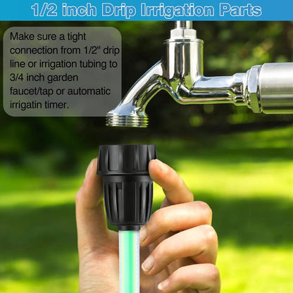 8 Pcs 25 PSI Drip Irrigation Pressure Regulator Adapter Kit