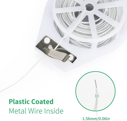 Twist Ties 328 Feet Garden Plant Ties with Cutter
