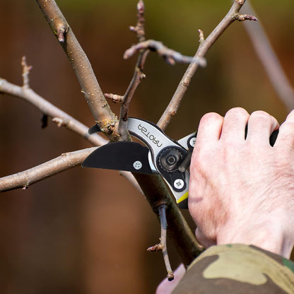 8 Inch Bypass Pruning Shears for Gardening, Heavy Duty Ultra Sharp Garden Shears with Ergonomic Non-Slip Grip, Precision-Crafted Hand Pruners for Roses, Branches, Flowers and Trimming