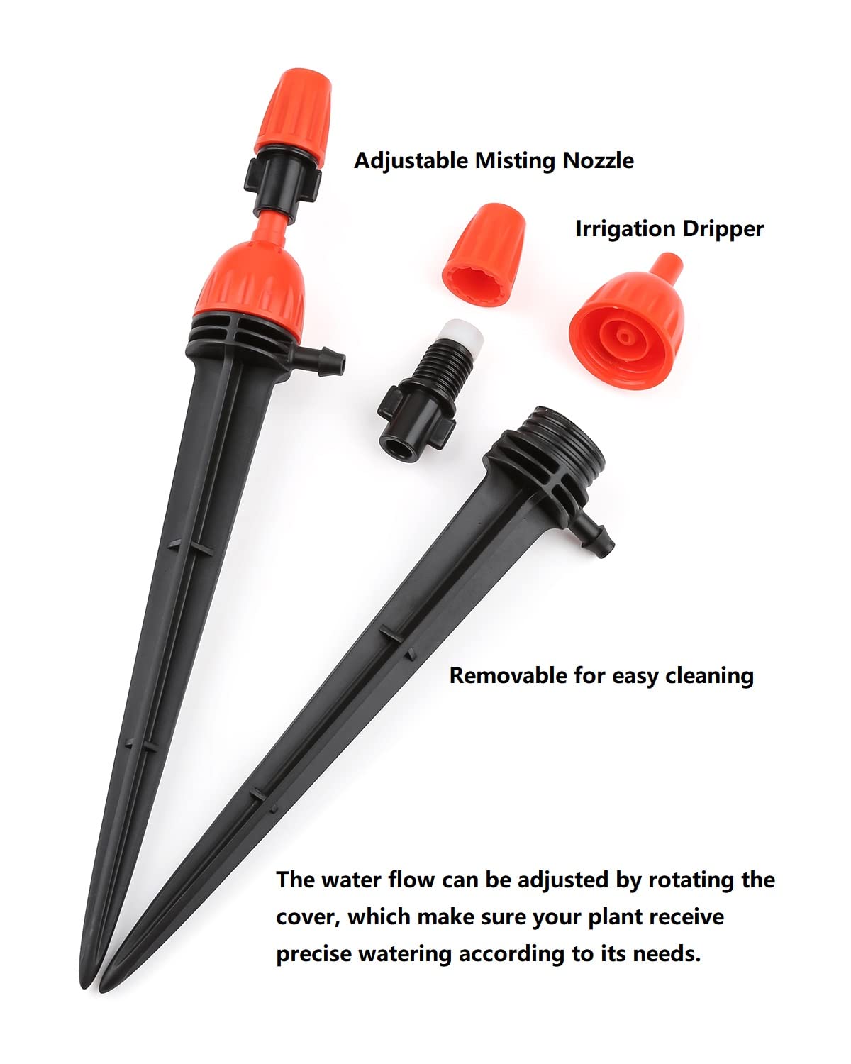 25pcs 1/4" Drip Irrigation Emitters for Garden Drip Irrigation System