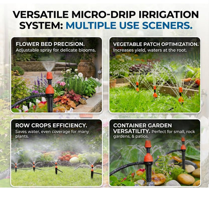 25pcs 1/4" Drip Irrigation Emitters for Garden Drip Irrigation System