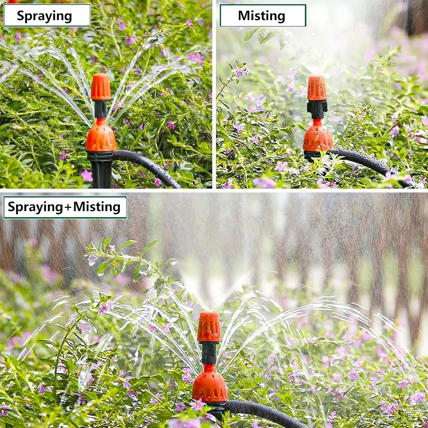 25pcs 1/4" Drip Irrigation Emitters for Garden Drip Irrigation System
